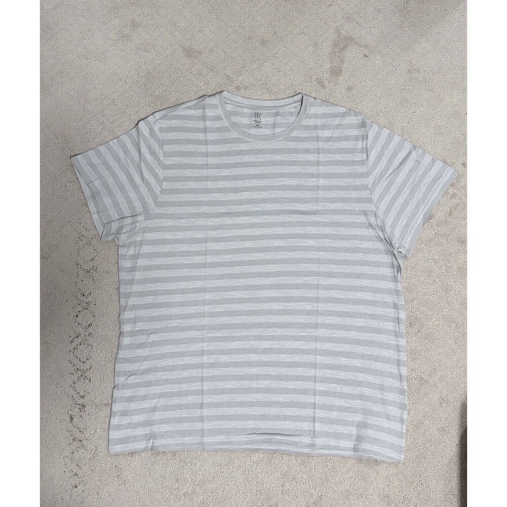 I.N.C. Striped Gray Shirt